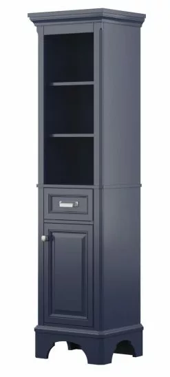 Foremost® Williamson 18"W X 67-1/2"H Aegean Blue Linen Cabinet 15 Foremost® Williamson 18"W X 67-1/2"H Aegean Blue Linen Cabinet -Bath and Faucet shop 4838041 ANGLE 1800x1800