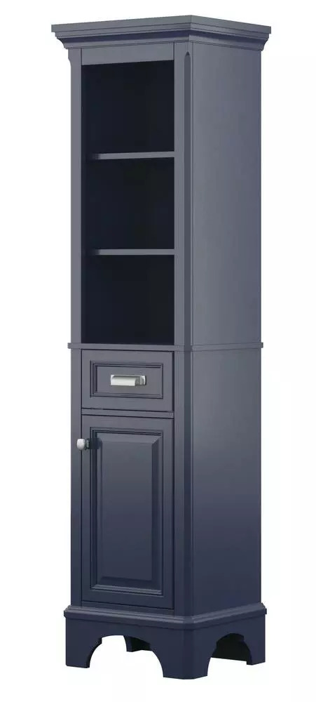 Foremost® Williamson 18"W X 67-1/2"H Aegean Blue Linen Cabinet 8 Foremost® Williamson 18"W X 67-1/2"H Aegean Blue Linen Cabinet - Image 6
