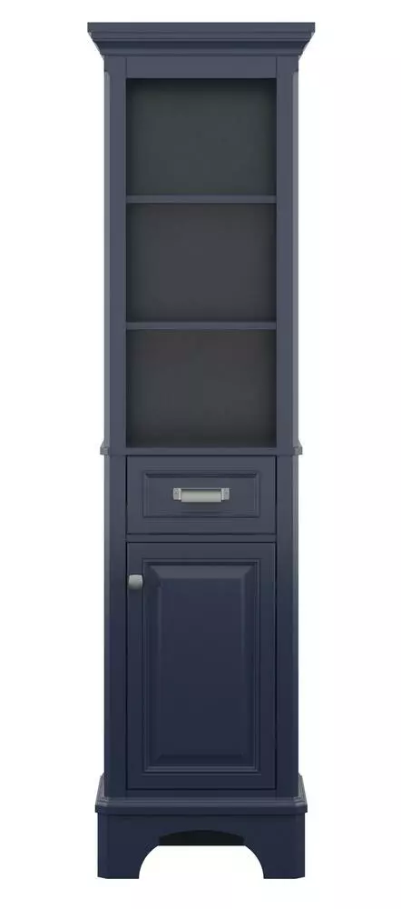 Foremost® Williamson 18"W X 67-1/2"H Aegean Blue Linen Cabinet 3 Foremost® Williamson 18"W X 67-1/2"H Aegean Blue Linen Cabinet