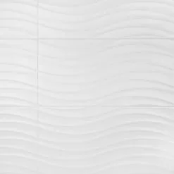 Merola Tile Silueta Blanco Matte 12-3/8 In. X 24-7/8 In. Ceramic Wall Tile (15.42 Sq. Ft. / Case)