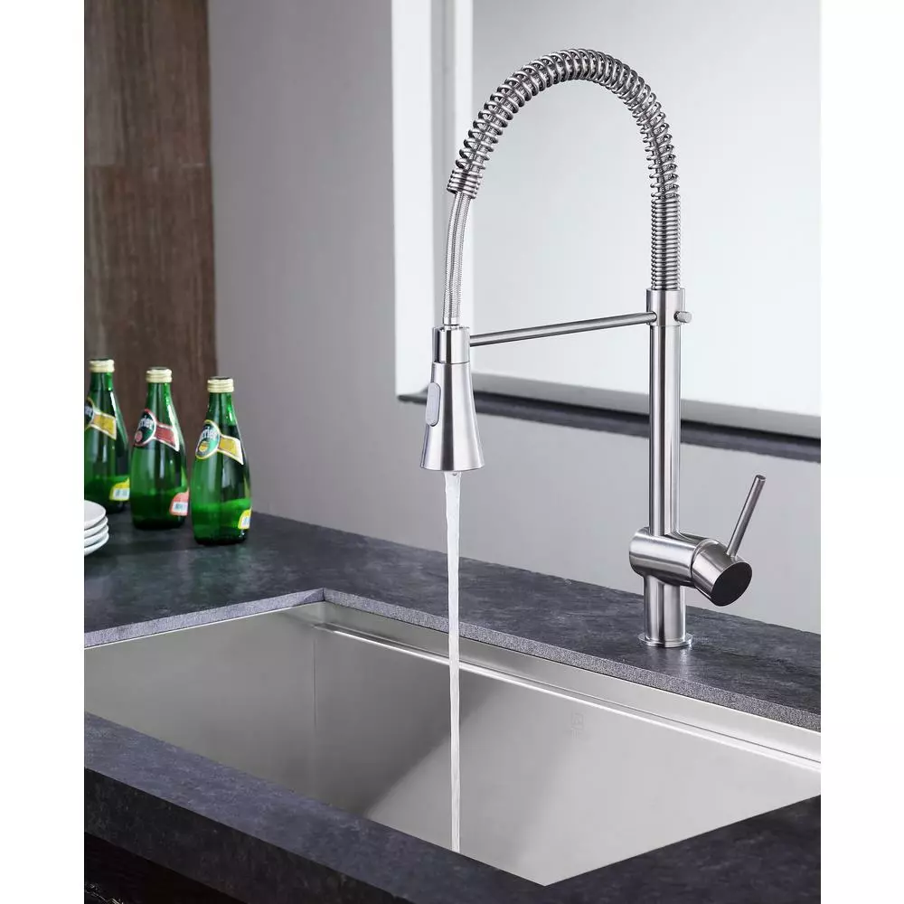 In Stock Hardwarestore Delivery Carriage Single Handle Standard Kitchen Faucet In Brushed Nickel 15 In Stock Hardwarestore Delivery Carriage Single Handle Standard Kitchen Faucet In Brushed Nickel - Image 13