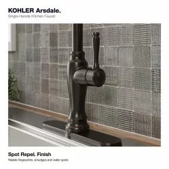 In Stock Hardwarestore Delivery Arsdale Single-Handle Standard Kitchen Faucet With Swing Spout And Sidespray In Oil-Rubbed Bronze -Bath and Faucet shop 4a6c604ad3783ee15b0c5fae0347f358 1800x1800