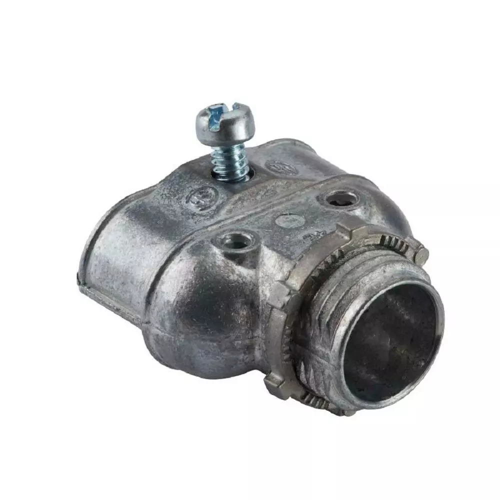 In Stock Hardwarestore Delivery 3/8 In. Flexible Metal Conduit (FMC) Duplex Connector (25-Box) 4 In Stock Hardwarestore Delivery 3/8 In. Flexible Metal Conduit (FMC) Duplex Connector (25-Box) - Image 2
