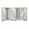 In Stock Hardwarestore Delivery Broadway 48 In. X 30 In. Recessed Or Optional Surface Medicine Cabinet Mont Kit With Perimeter Bevel Mirror