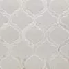 Bond Tile Divine Arabesque Glacier White 10 In. X 12 In. Glazed Ceramic Mosaic Tile (0.80 Sq. Ft. / Sheet)