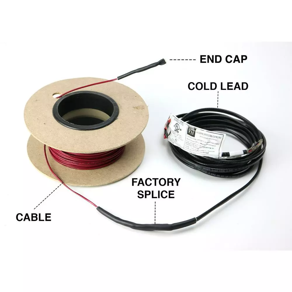 WarmlyYours 515 Ft. Cable System With Heat Membrane And Touch Screen Thermostat 6 WarmlyYours 515 Ft. Cable System With Heat Membrane And Touch Screen Thermostat - Image 4