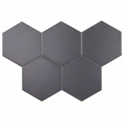Bond Tile Magen Hex Dark Gray Matte Ceramic Hexagon Tile -Bath and Faucet shop 4d16976b bd66 40a6 be7d 1def7f5c1f72.baed422e2e154baf11d50ac865f580ff 1800x1800