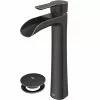 In Stock Hardwarestore Delivery Niko Single Hole Single-Handle Vessel Bathroom Faucet In Antique Rubbed Bronze With Pop-Up