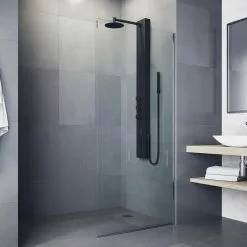 In Stock Hardwarestore Delivery Elling-Ton 59 In. 4-Jet High Pressure Shower System With Fixed Rainhead And Handheld Dual Shower In Matte Black -Bath and Faucet shop 4d9ebef5c61d7396e20234a79ef25852 1800x1800