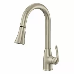 In Stock Hardwarestore Delivery Sterling Single-Handle Pull-Down Sprayer Kitchen Faucet In Brushed Nickel