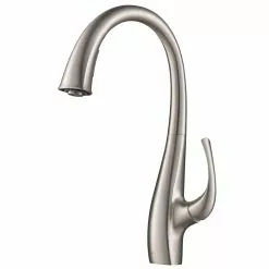In Stock Hardwarestore Delivery Spot Free Ansel Single-Handle Pull-Down Sprayer Kitchen Faucet In All-Brite Stainless Steel