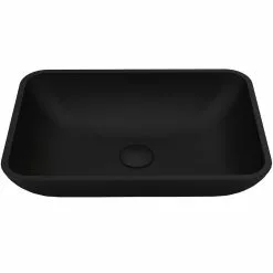 VIGO Black Sottile Rectangular MatteShell Glass Bathroom Vessel Sink -Bath and Faucet shop 4fa2db6aeab826587310ddd8945b8076 38bad728 0b4e 49d9 9beb a58b9038fc2b 1800x1800