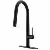 In Stock Hardwarestore Delivery Greenwich Single-Handle Pull-Down Sprayer Kitchen Faucet With Deck Plate In Matte Black -Bath and Faucet shop 4fcd2d8bab0de4fd6a6d7e3023b8534b 1800x1800