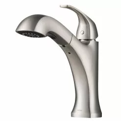 In Stock Hardwarestore Delivery Spot Free Oren Single-Handle Pull-Out Sprayer Kitchen Faucet In All-Brite Stainless Steel