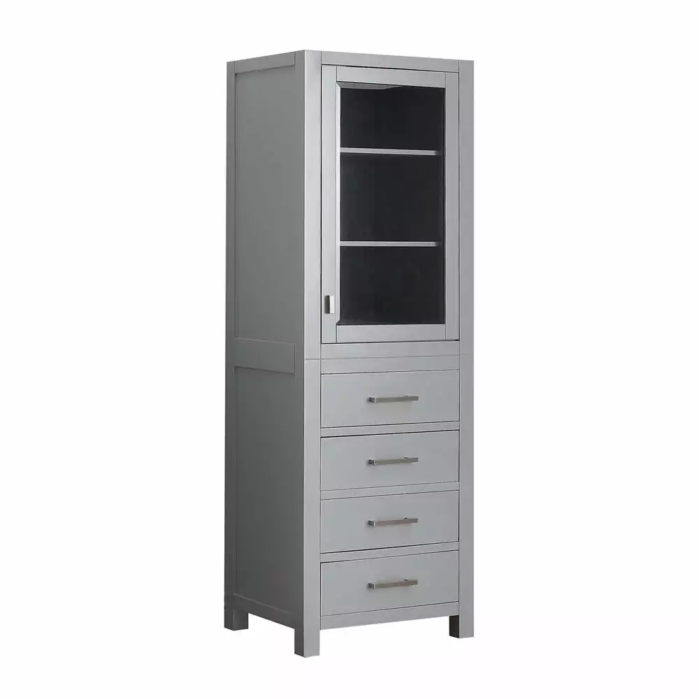 Avanity Modero 24"W X 20"D X 71"H Chilled Gray Linen Cabinet 5 Avanity Modero 24"W X 20"D X 71"H Chilled Gray Linen Cabinet - Image 3