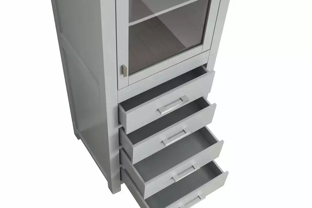 Avanity Modero 24"W X 20"D X 71"H Chilled Gray Linen Cabinet 6 Avanity Modero 24"W X 20"D X 71"H Chilled Gray Linen Cabinet - Image 4