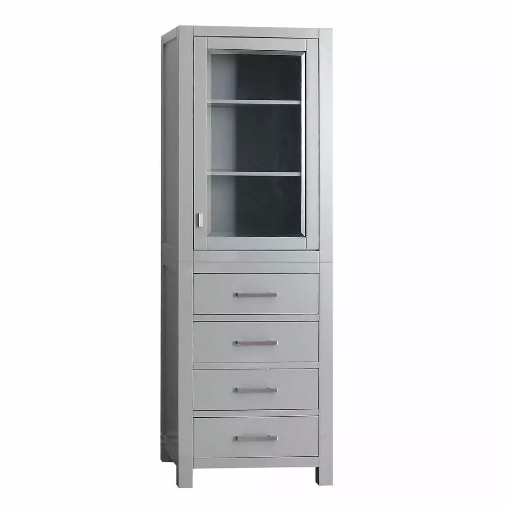 Avanity Modero 24"W X 20"D X 71"H Chilled Gray Linen Cabinet 3 Avanity Modero 24"W X 20"D X 71"H Chilled Gray Linen Cabinet