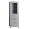 Avanity Modero 24"W X 20"D X 71"H Chilled Gray Linen Cabinet -Bath and Faucet shop 5 11 21 MODERO LT24 CG 66b92904 5adb 4336 8464 c9bf4aad3378 1800x1800