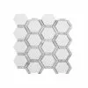 Jeff Lewis Norton White 11.75 In. X 11.375 In. X 9 Mm Hexagon Polished Marble Wall And Floor Mosaic Tile -Bath and Faucet shop 50049956fec765ebde11613e3980d436 1800x1800