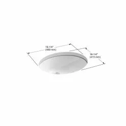 KOHLER Caxton Vitreous China Undermount Bathroom Sink In White 24 KOHLER Caxton Vitreous China Undermount Bathroom Sink In White -Bath and Faucet shop 50539de8e26eb3bd4032ada6bc674ad7 2cc1cf36 6128 4fce aeac d20a04e18174 1800x1800