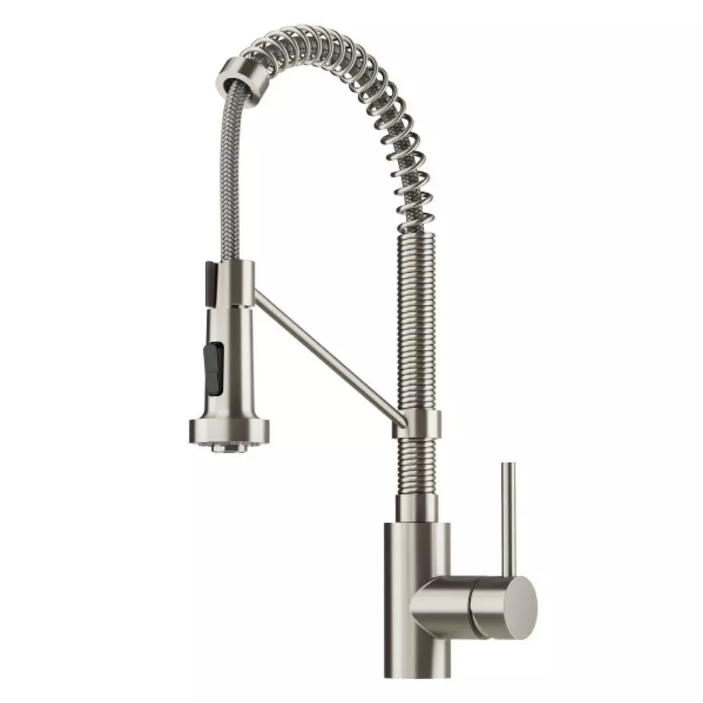 In Stock Hardwarestore Delivery Bolden Single Handle Pull Down Sprayer Kitchen Faucet With Deck Plate In Spot Free Stainless Steel 3 In Stock Hardwarestore Delivery Bolden Single Handle Pull Down Sprayer Kitchen Faucet With Deck Plate In Spot Free Stainless Steel
