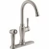 In Stock Hardwarestore Delivery Arsdale Single-Handle Standard Kitchen Faucet In Vibrant Stainless With On-Deck Sidespray -Bath and Faucet shop 515c738e922b8eba907173d40cb67b11 1800x1800