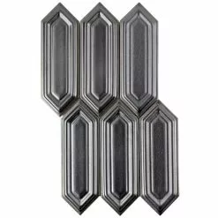 Bond Tile Divine Gunmetal Hexagon 9.5 In. X 15.5 In. Glazed Ceramic Mosaic Tile (1.02 Sq. Ft. / Sheet) 11 Bond Tile Divine Gunmetal Hexagon 9.5 In. X 15.5 In. Glazed Ceramic Mosaic Tile (1.02 Sq. Ft. / Sheet) -Bath and Faucet shop 5208405b dca8 4531 a728 037c2545b14c.7069a93f5c6cf14c15369da1dbc24baf 1800x1800