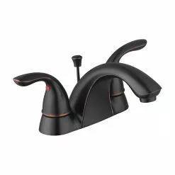 In Stock Hardwarestore Delivery Builders 4 In. Centerset 2-Handle Low-Arc Bathroom Faucet In Brushed Nickel -Bath and Faucet shop 53260d79914bf69767ac8e0bb98fc849 1800x1800