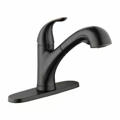In Stock Hardwarestore Delivery Market Single-Handle Pull-Out Kitchen Faucet With TurboSpray And FastMount In Bronze