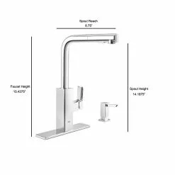 In Stock Hardwarestore Delivery Tallinn Single-Handle Pull-Out Sprayer Kitchen Faucet With Soap Dispenser In StarLight Chrome -Bath and Faucet shop 53e0fea69b228fa21a440bbfeed3ec60 1800x1800