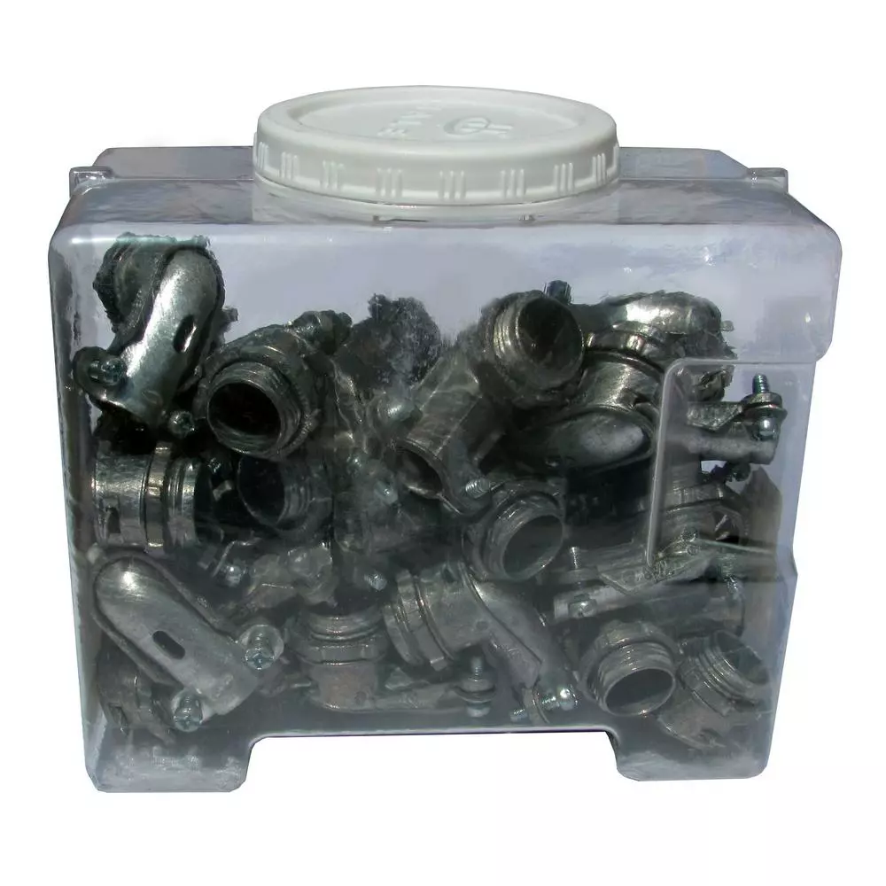 In Stock Hardwarestore Delivery 3/8 In. Flexible Metal Conduit (FMC) 90° Connectors (35-Pack) 8 In Stock Hardwarestore Delivery 3/8 In. Flexible Metal Conduit (FMC) 90° Connectors (35-Pack) - Image 6