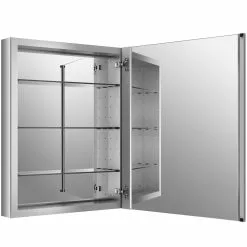 In Stock Hardwarestore Delivery Verdera 24 In. W X 30 In. H Recessed Medicine Cabinet In Anodized Aluminum 18 In Stock Hardwarestore Delivery Verdera 24 In. W X 30 In. H Recessed Medicine Cabinet In Anodized Aluminum -Bath and Faucet shop 54756f48479bfdc77f4603495187ac44 1800x1800
