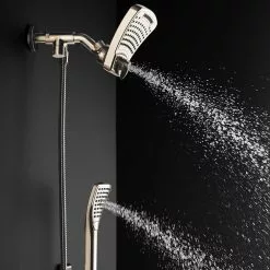 In Stock Hardwarestore Delivery 6-spray 8 In. High Pressure Dual Shower Head And Handheld Shower Head With Body Spray In Brushed-Nickel -Bath and Faucet shop 54979bf7d54de3420e69cb7075b1148c 1800x1800