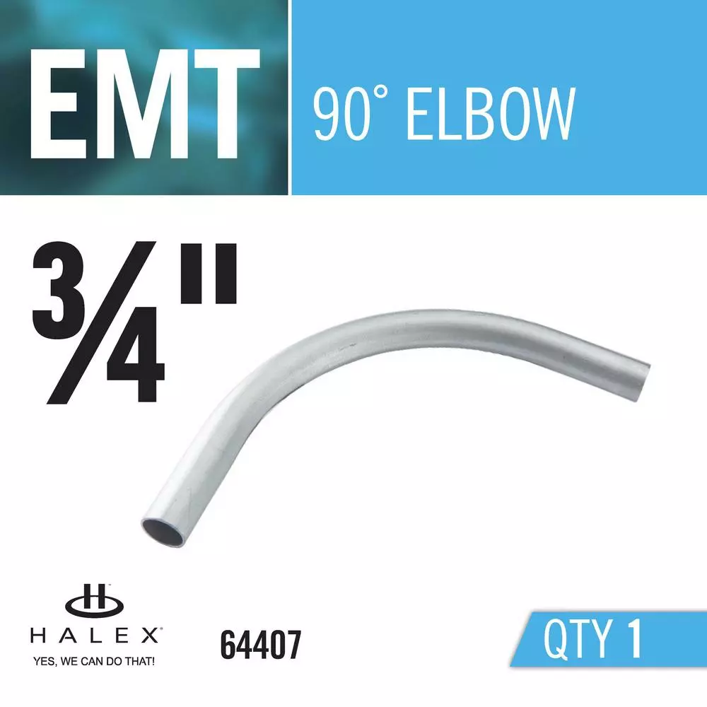 In Stock Hardwarestore Delivery 3/4 In. 90-Degree Electric Metallic Tube (EMT) Elbow 6 In Stock Hardwarestore Delivery 3/4 In. 90-Degree Electric Metallic Tube (EMT) Elbow - Image 4