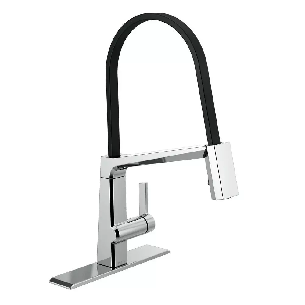 In Stock Hardwarestore Delivery Pivotal Single-Handle Pull-Down Sprayer Kitchen Faucet With MagnaTite Docking In Arctic Stainless 7 In Stock Hardwarestore Delivery Pivotal Single-Handle Pull-Down Sprayer Kitchen Faucet With MagnaTite Docking In Arctic Stainless - Image 5