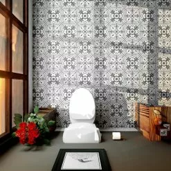 Merola Tile Twenties Vintage Encaustic 7-3/4 In. X 7-3/4 In. Ceramic Floor And Wall Tile (11.11 Sq. Ft. / Case) -Bath and Faucet shop 56d55025a95d40c104801800f1ef4ef3 1800x1800