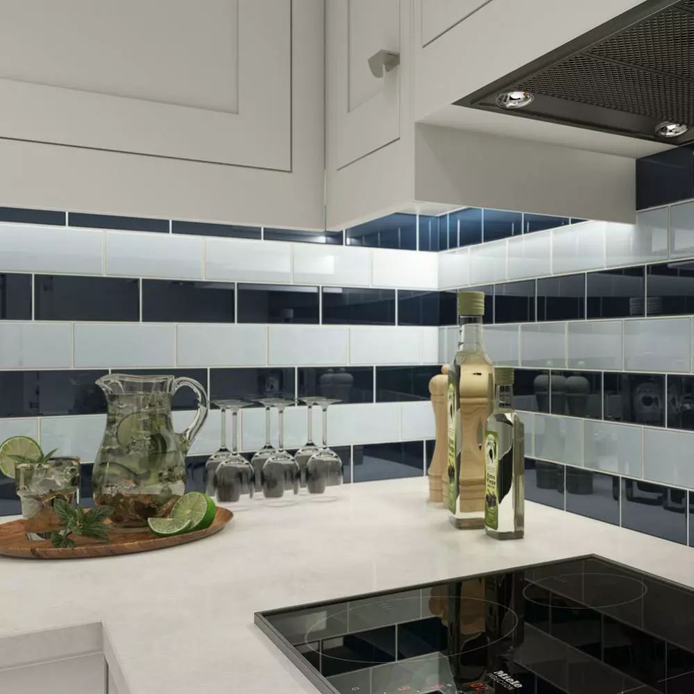 Giorbello Cool White 3 In. X 6 In. X 8mm Glass Subway Wall Tile (5.5 Sq. Ft./Case) 46 Giorbello Cool White 3 In. X 6 In. X 8mm Glass Subway Wall Tile (5.5 Sq. Ft./Case) - Image 44