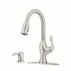 In Stock Hardwarestore Delivery Deming Single-Handle Pull-Down Sprayer Kitchen Faucet In Spot Defense Stainless Steel -Bath and Faucet shop 574afa3e2b4a510fe5df7f6c762289a5 1800x1800