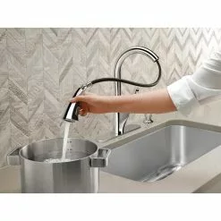 In Stock Hardwarestore Delivery Trielle Single-Handle Pull-Down Sprayer Kitchen Faucet In Chrome 15 In Stock Hardwarestore Delivery Trielle Single-Handle Pull-Down Sprayer Kitchen Faucet In Chrome -Bath and Faucet shop 578c3ed77554c19b82acac40b0410bc3 1800x1800