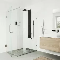 In Stock Hardwarestore Delivery Elling-Ton 59 In. 4-Jet High Pressure Shower System With Fixed Rainhead And Handheld Dual Shower In Matte Black -Bath and Faucet shop 582b74be2bf1014b1acab936aca391e7 1800x1800