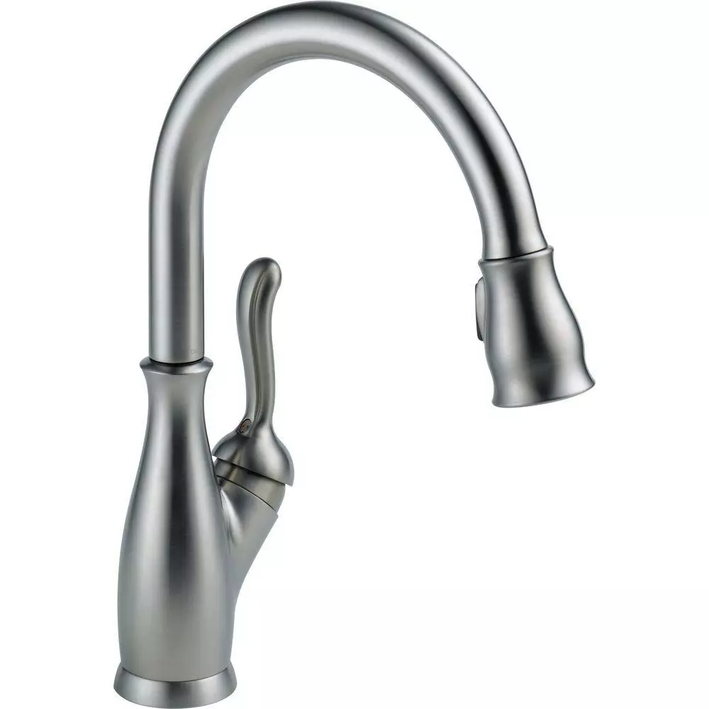 In Stock Hardwarestore Delivery Leland Single-Handle Pull-Down Sprayer Kitchen Faucet W/ShieldSpray And MagnaTite Docking In Arctic Stainless 3 In Stock Hardwarestore Delivery Leland Single-Handle Pull-Down Sprayer Kitchen Faucet W/ShieldSpray And MagnaTite Docking In Arctic Stainless