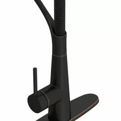 In Stock Hardwarestore Delivery Brenner Commercial Style Single-Handle Pull-Down Sprayer Kitchen Faucet In Oil Rubbed Bronze Finish -Bath and Faucet shop 593f725475e19a1f81d3d47b644ad336 1800x1800