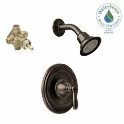 In Stock Hardwarestore Delivery Brantford Single-Handle 1-Spray Posi-Temp Shower Faucet Trim Kit With Valve In Oil Rubbed Bronze (Valve Included) -Bath and Faucet shop 5b1b8054566873fe8a3f10d12dc9cb3b 1800x1800