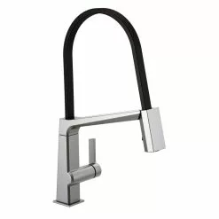 In Stock Hardwarestore Delivery Pivotal Single-Handle Pull-Down Sprayer Kitchen Faucet With MagnaTite Docking In Arctic Stainless