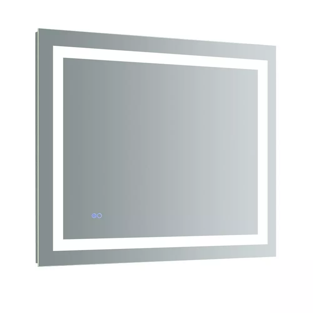 In Stock Hardwarestore Delivery Santo 48 In. W X 30 In. H Frameless Single Bathroom Mirror With LED Lighting And Mirror Defogger 11 In Stock Hardwarestore Delivery Santo 48 In. W X 30 In. H Frameless Single Bathroom Mirror With LED Lighting And Mirror Defogger - Image 9