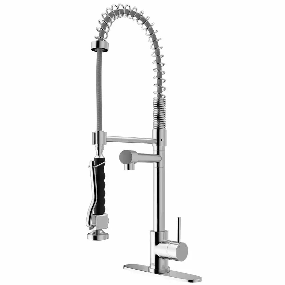 In Stock Hardwarestore Delivery Zurich Single-Handle Pull-Down Sprayer Kitchen Faucet With Deck Plate In Matte Black 13 In Stock Hardwarestore Delivery Zurich Single-Handle Pull-Down Sprayer Kitchen Faucet With Deck Plate In Matte Black - Image 11