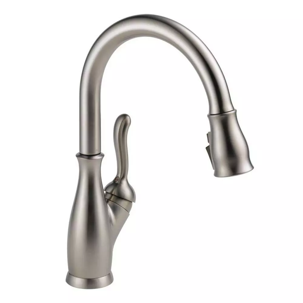 In Stock Hardwarestore Delivery Leland Single-Handle Pull-Down Sprayer Kitchen Faucet With ShieldSpray In Stainless 10 In Stock Hardwarestore Delivery Leland Single-Handle Pull-Down Sprayer Kitchen Faucet With ShieldSpray In Stainless - Image 8