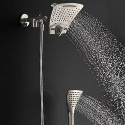 In Stock Hardwarestore Delivery 6-spray 8 In. High Pressure Dual Shower Head And Handheld Shower Head With Body Spray In Brushed-Nickel -Bath and Faucet shop 5d015fee89dbd73867ad6929238ebdec 1800x1800