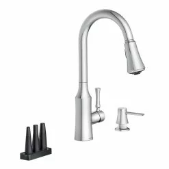 In Stock Hardwarestore Delivery Venango Single-Handle Pull-Down Sprayer Kitchen Faucet With Reflex And Power Clean Attachments In Chrome -Bath and Faucet shop 5e8a7e5204e85ddad72bc84f909bcbd3 1800x1800