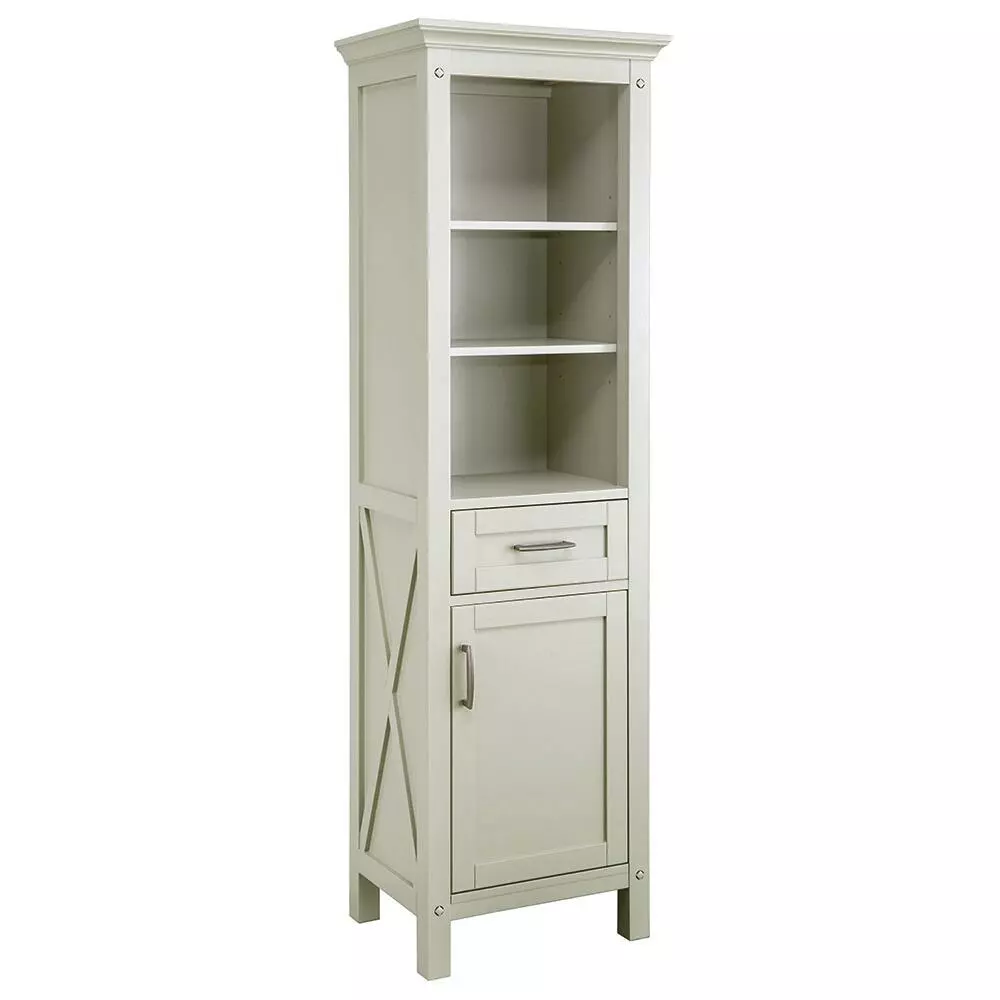Foremost® Rayna 20"W X 15"D X 68"H Gray Linen Cabinet 6 Foremost® Rayna 20"W X 15"D X 68"H Gray Linen Cabinet - Image 4